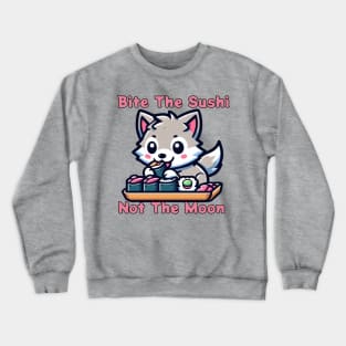 Foxy sushi party Japanese food Crewneck Sweatshirt